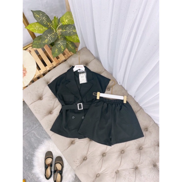 Sét Vest Thiết Kế Kèm Đai