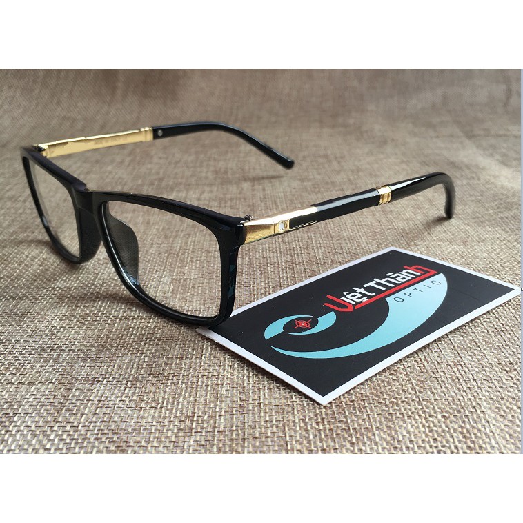 mắt Kính cận vuông trong suốt  kính giả cận nhựa  b1M3