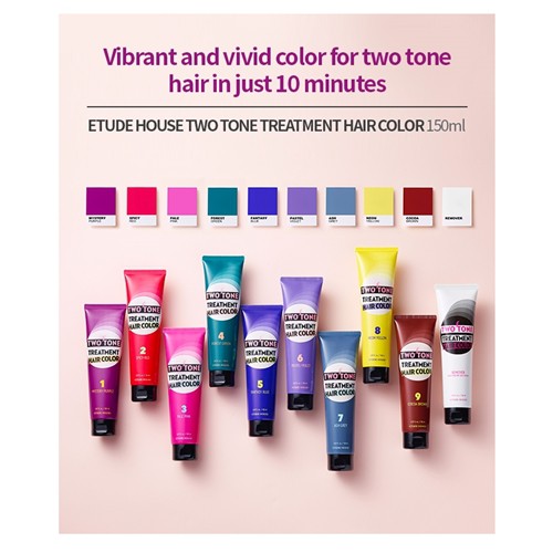 [Hàng mới về] Thuốc nhuộm tóc hai tông màu độc đáo Etude house