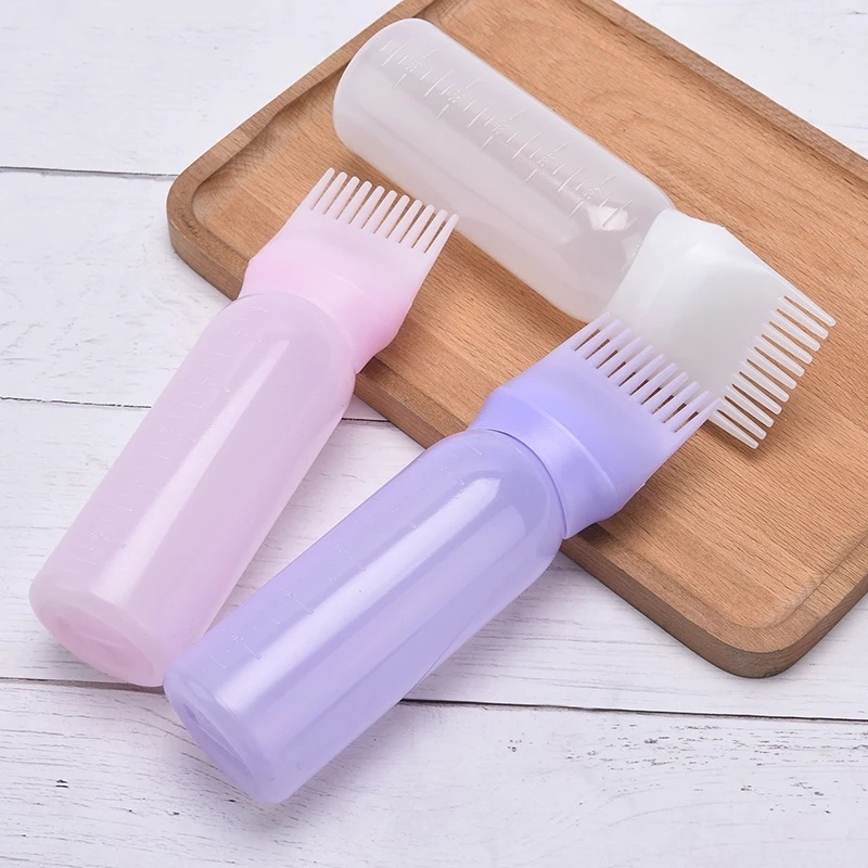 Bình Đựng Thuốc Nhuộm Tóc 6oz Kèm Cọ Tiện Dụng Cho Salon