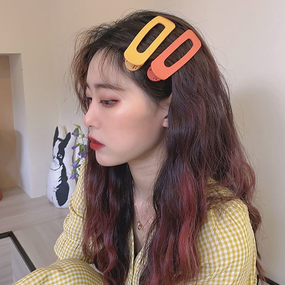 Kẹp Tóc Mỏ Vịt Màu Kẹo Ngọt Thời Trang