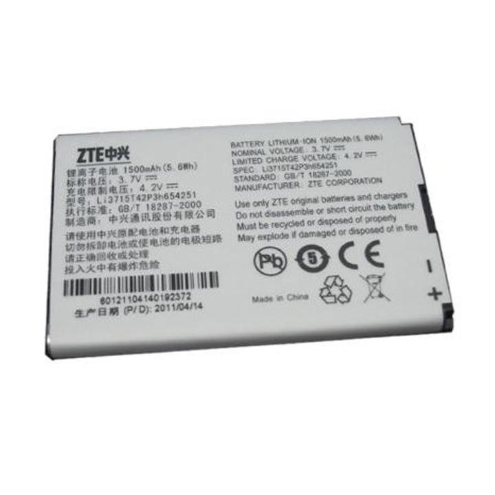 PIN CHO PHÁT WIFI ZTE MF60, MF61, MF62, MF63, MF65 DUNG LƯỢNG 1500MAH