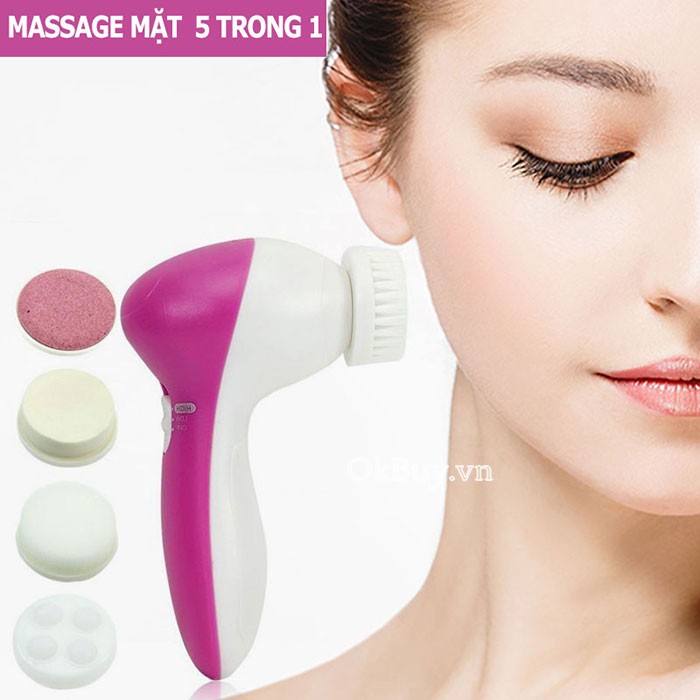 Máy Massage Mặt Chính Hãng Tốt Nhat 5 Trong 1 RBeauty Cao Cấp Lựa Chọn Số Một Của Chị Em Phụ Nữ