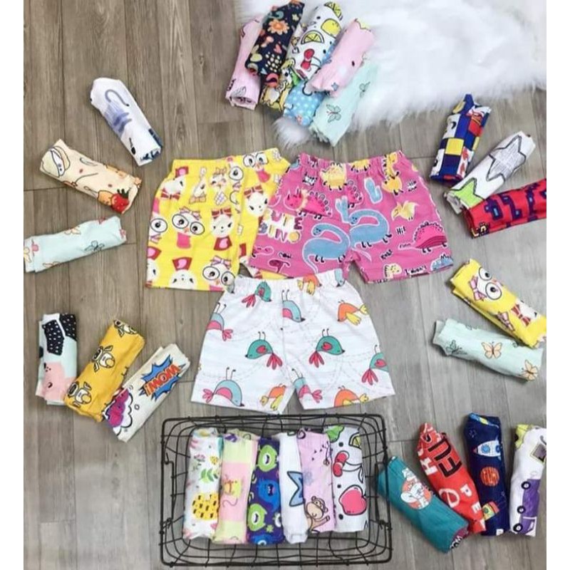Quần Chục Thông Hơi Chất Cotton Giấy Thái Cho Bé Trai Bé Gái.