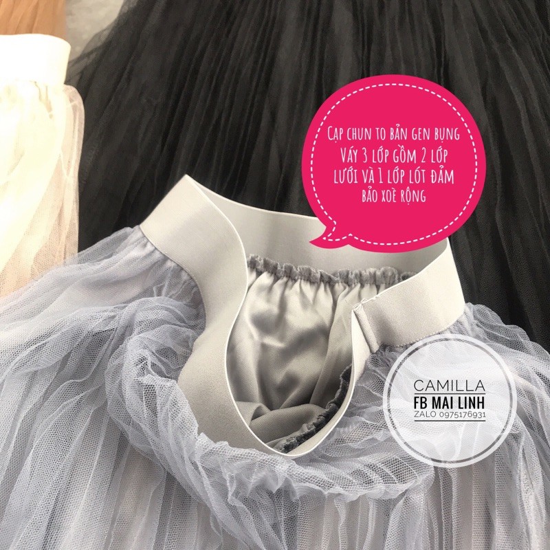[ Mã FAXANH55 giảm 10K đơn 50K] ⚡️BÁN SỈ⚡️Chân váy lưới 3 lớp QC 4 màu | BigBuy360 - bigbuy360.vn