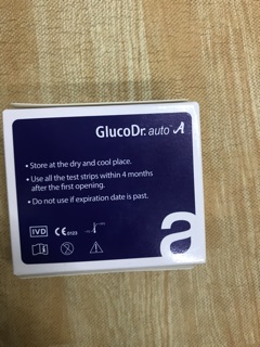 QUE THỬ ĐƯỜNG HUYẾT GLUCO DR AUTO 25 que