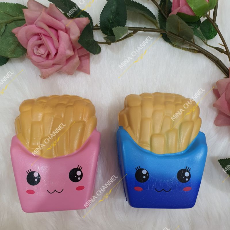 Squishy Khoái tây đáng yêu dễ thương, chậm tăng có bao bì