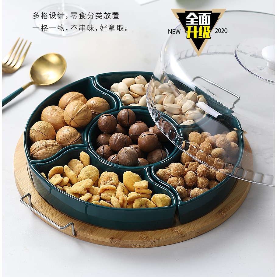 Khay mứt tết gốm sứ ceramic phong cách NHẬT BẢN