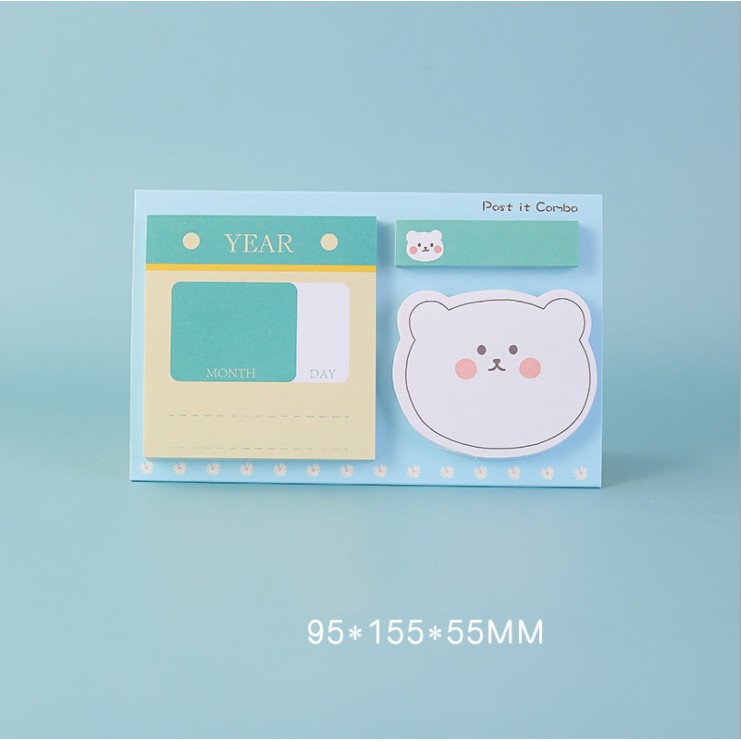 Set giấy note (sticky note) dễ thương tiện lợi