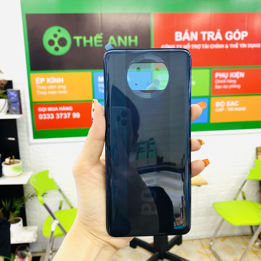 Nắp lưng Xiaomi POCO X3 NFC, mặt kính lưng Xiaomi POCO X3 NFC linh kiện đẹp 9/10 zin đổi trả