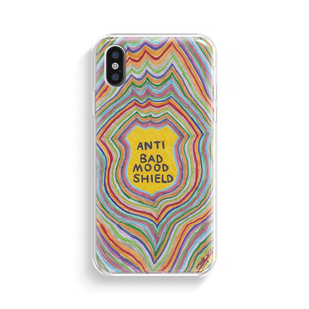 Ốp lưng điện thoại ANTI BAD MOOD SHIELD Casebary NHẮN TIN SHOP DÒNG MÁY iPhone Samsung Oppo Xiaomi Vivo Huawei