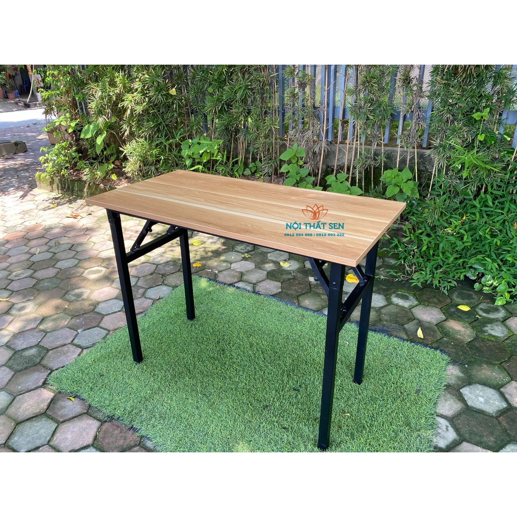 Khung Sắt Chân Bàn Sắt Gấp Gọn, Chân Bàn Học Tập, Làm Việc, Để Máy Tính