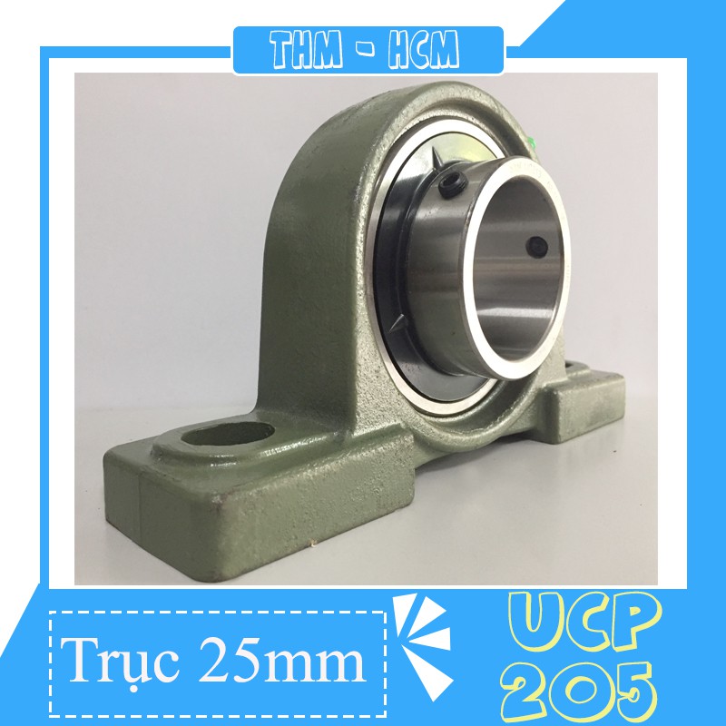 Gối đỡ bạc đạn đường kính trục 25mm UCP 205