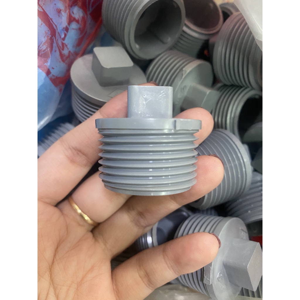 Nắp bít ống nước ren ngoài PVC Nhựa Siêu Thành