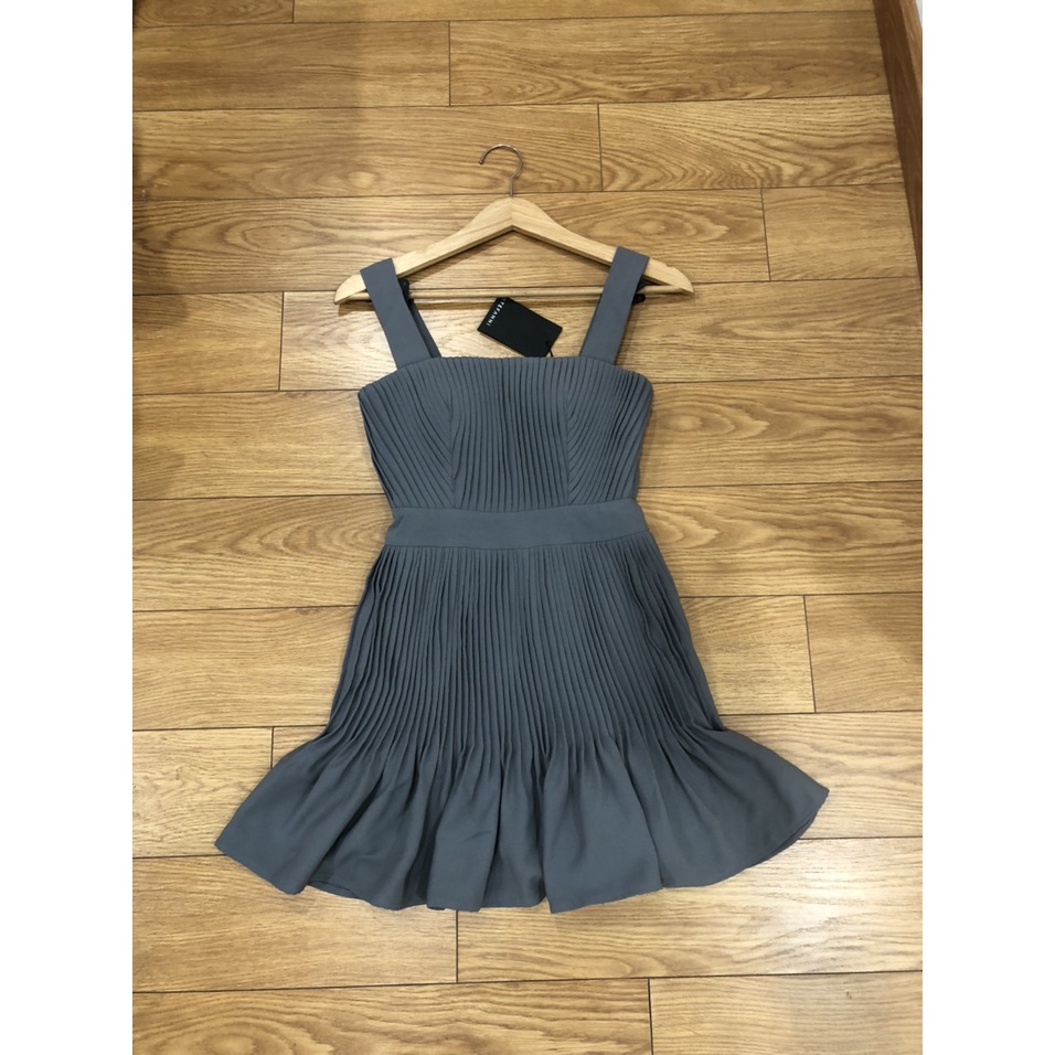 Váy xếp Ly - Stefanni "Màu Grey"