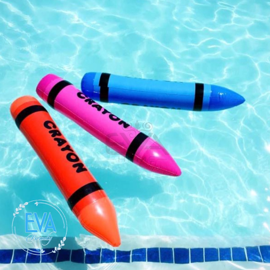 Đồ Chơi Bơm Hơi / Đồ Chơi Bơm Hơi Bút Chì Ngộ Nghĩnh Nhiều Màu Cho Bé 55 Cm Kèm Bơm Tay Tiện Lợi