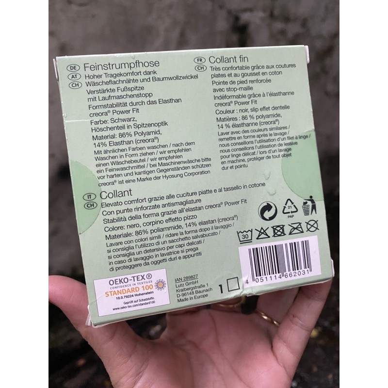 Tất quần Esmara .  . Xuất xứ Đức
