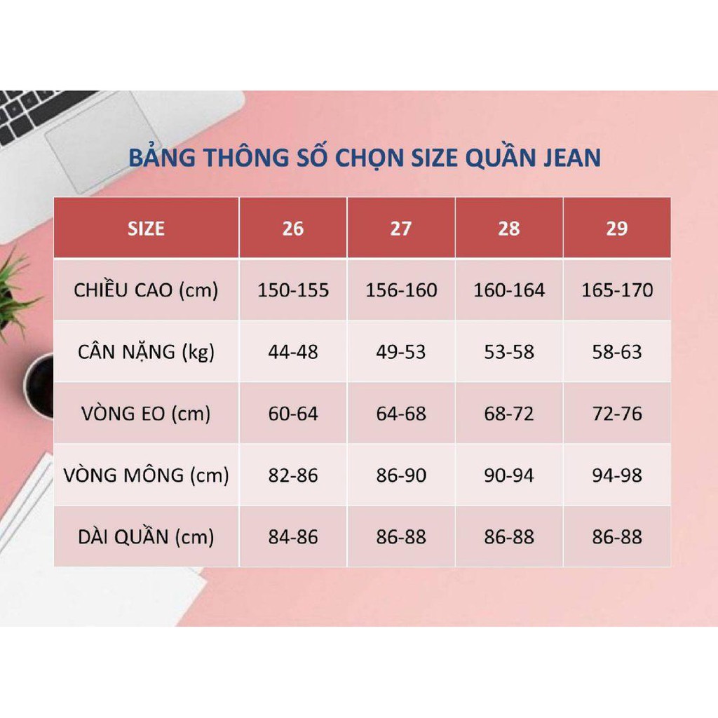 Quần jean nữ ống loe cạp cao trơn dáng dài, vải co giãn mềm mịn, nâng mông