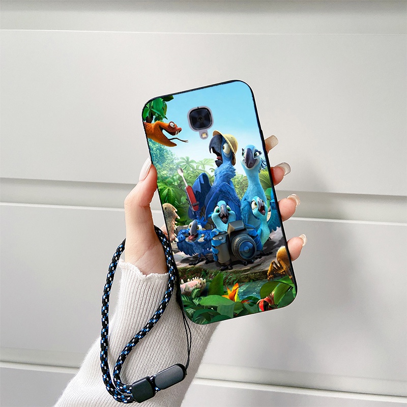 Hoạt Hình Ốp Điện Thoại Họa Tiết Doraemon / Gấu Trúc / Minions Gắn Dây Đeo Dành Cho Oneplus 1 + 3 3T 5 5T