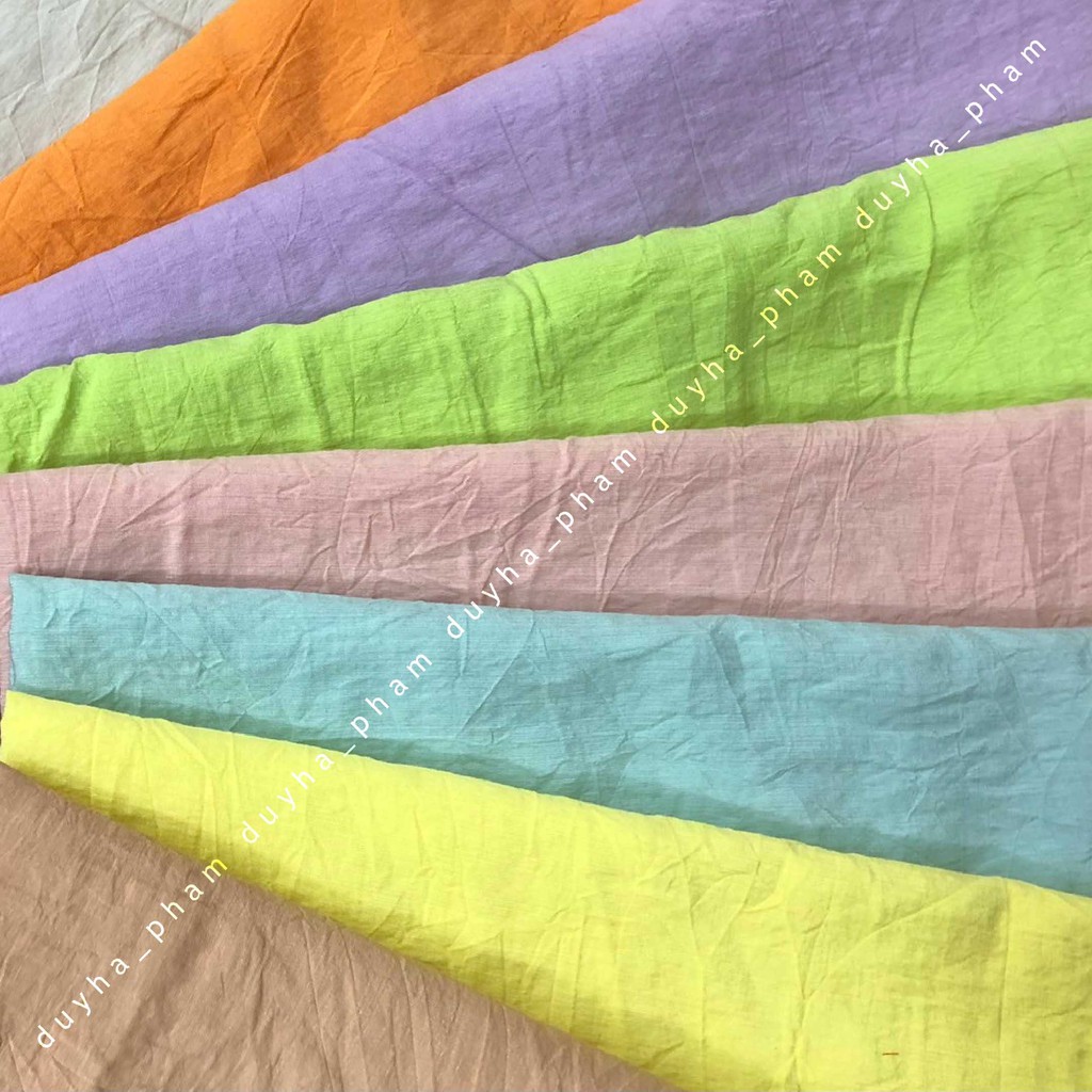 VẢI TƠ GẪY NHIỀU MÀU TRẺ TRUNG XINH XẮN