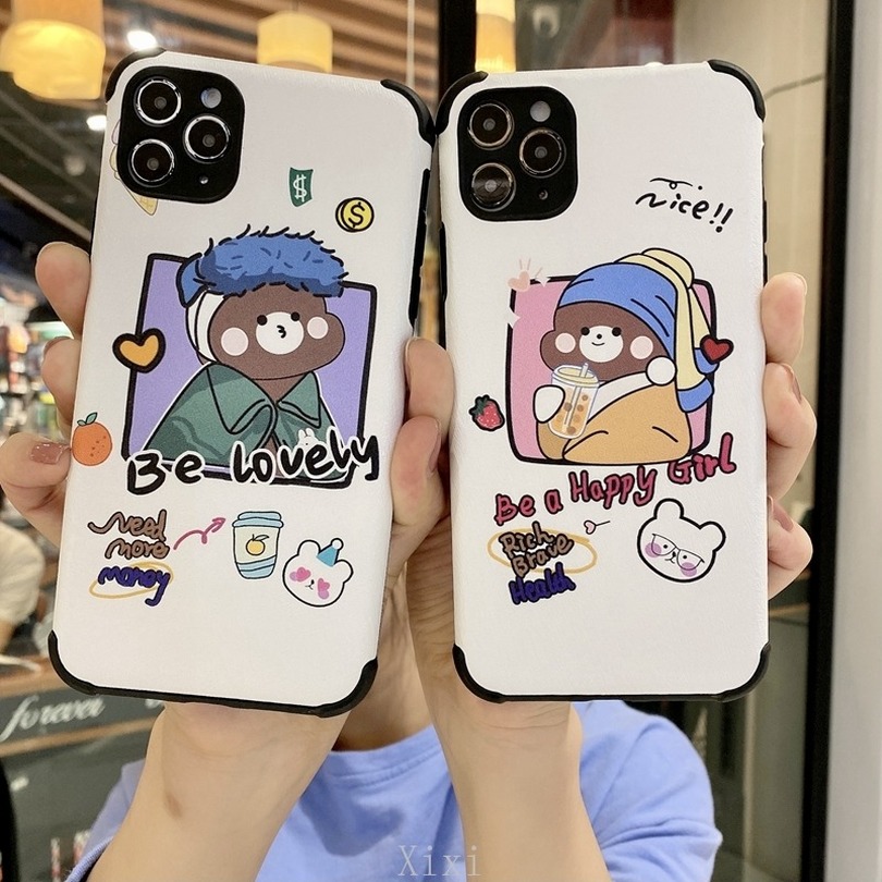 Ốp Lưng Họa Tiết Hoạt Hình Vui Nhộn Cho Samsung Galaxy S21+ M51 Note 20 Ultra Note 10 + 9 8 S20Fe S20 + S10 + S9 + S8 + M31 M21 A11 M11