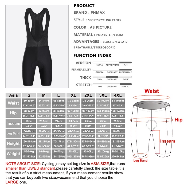 Quần short đạp xe PHMAX có đệm gel 5D