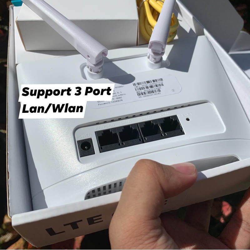 BỘ PHÁT WIFI 4G CPE – RS980 – 300Mb Hỗ Trợ 2 Cổng LAN CÓ ĂNG TEN