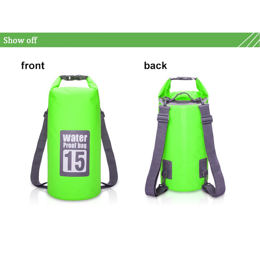 Túi Đựng Đồ Đi Bơi Bằng Nhựa PVC Chống Thấm Nước 5L/10L/15L/20L 30L