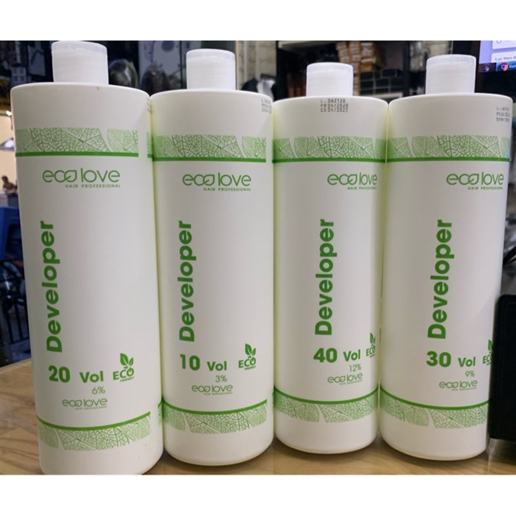 OXY trợ nhuộm tóc ECOLOVE 1000ml