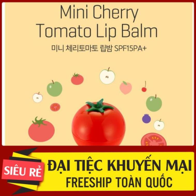 {THANH LÝ} Son Dưỡng Môi Chống Nắng Tonymoly Mini Berry Tomato Lip Balm SPF15 PA+ new new new
