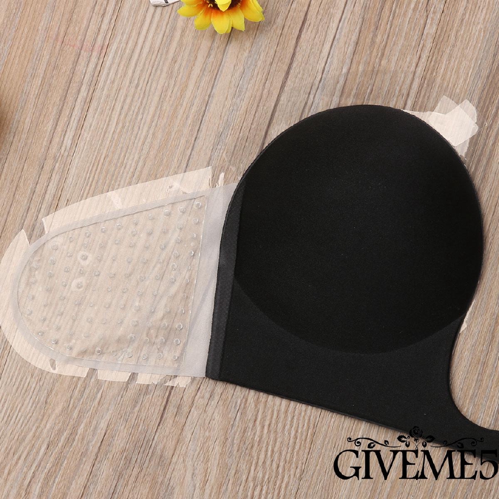 Áo lót nâng ngực hở lưng không dây bằng silicone kiểu dáng vô hình
