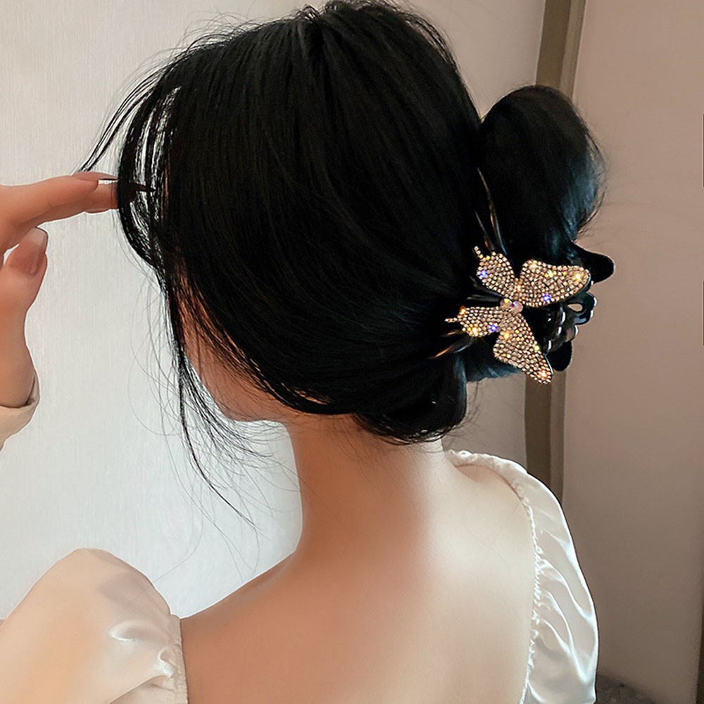 Kẹp Tóc Càng Cua Acrylic Nhiều Màu Sắc Phong Cách Hàn Quốc Đơn Giản Cho Nữ