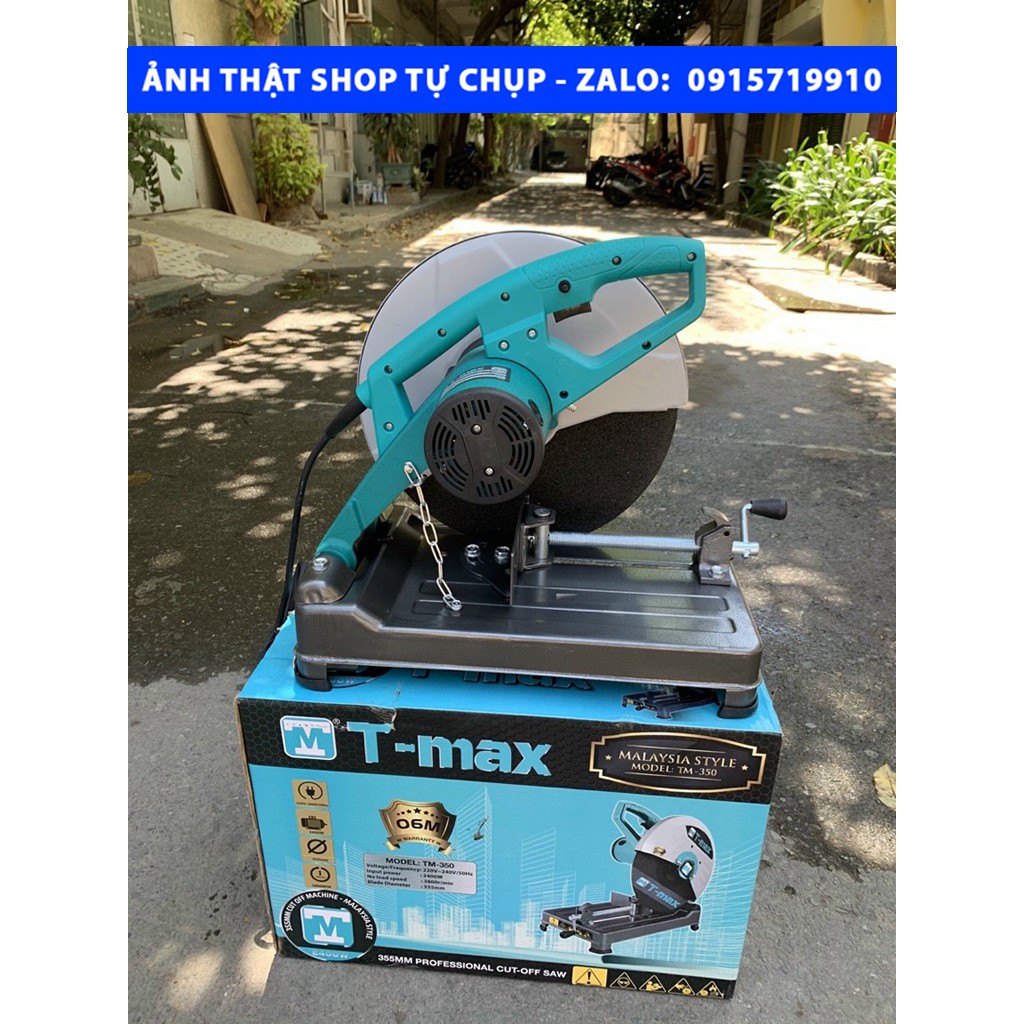 Máy Cắt Sắt Bàn 355 T- MAX 2400W - Tặng Kèm Đá Cắt - Bảo Hành 6 Tháng - Cam Kết Chính Hãng