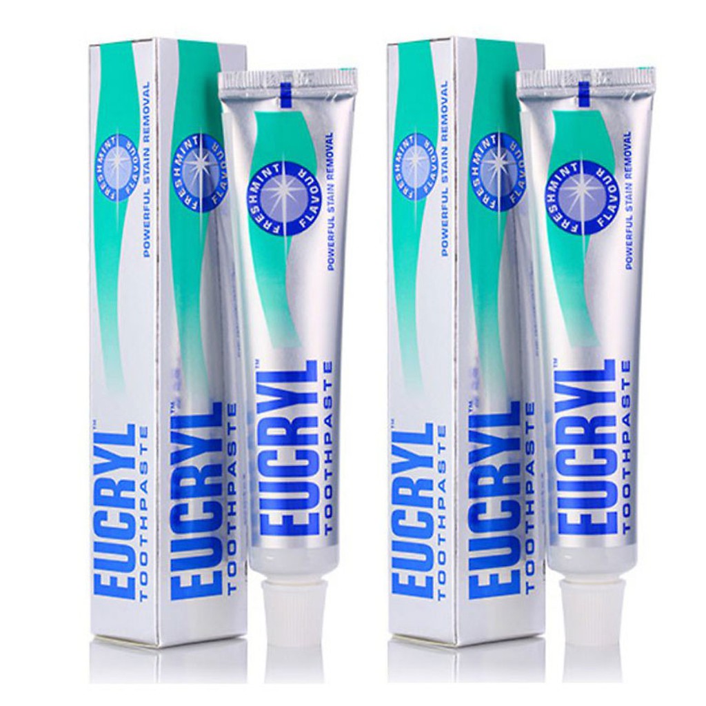 Eucryl Làm Trắng Răng - Kem Đánh Răng Eucryl, Tẩy Trắng Eucryl Toothpaste 62g