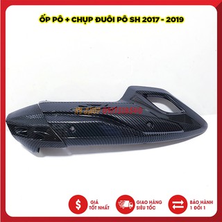 🏆 COMBO ỐP PÔ + CHỤP ĐUÔI CARBON SH 2017 - 2019 🏆