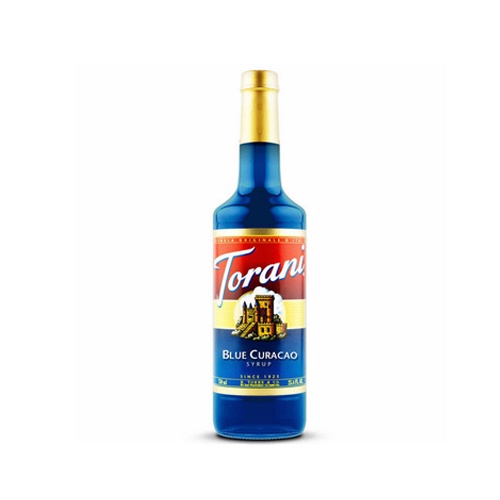 Siro Torani Blue Curacao chai 750ML. Hàng công ty có sẵn giao hàng ngay