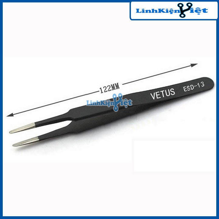 Nhíp kẹp linh kiện điện tử Vetus ESD-13 Chân To Cao Cấp