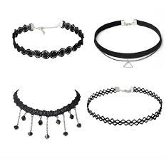 vòng cổ choker bộ 4 cái cá tính