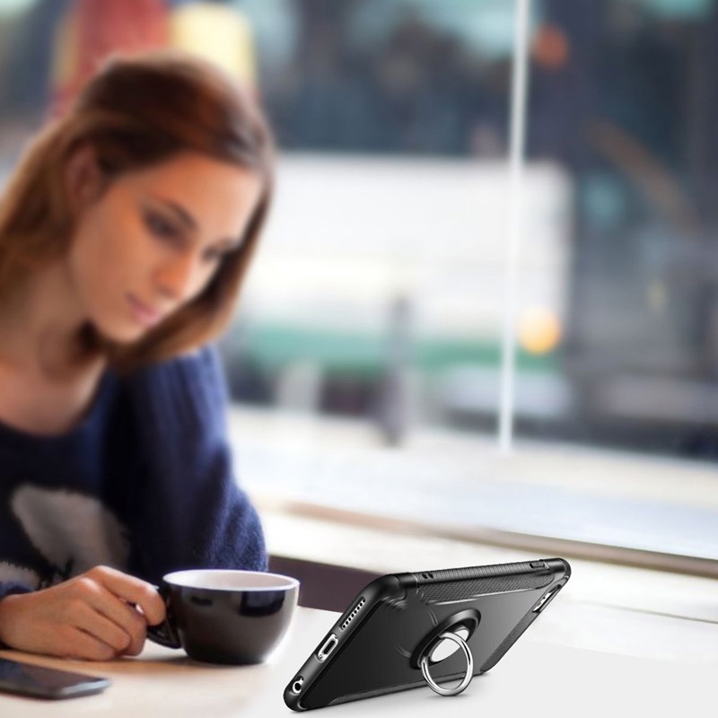 Lg Wing 5G LM-F100N Giá đỡ vòng sau Giá đỡ chống vân tay Vỏ cứng siêu mỏng