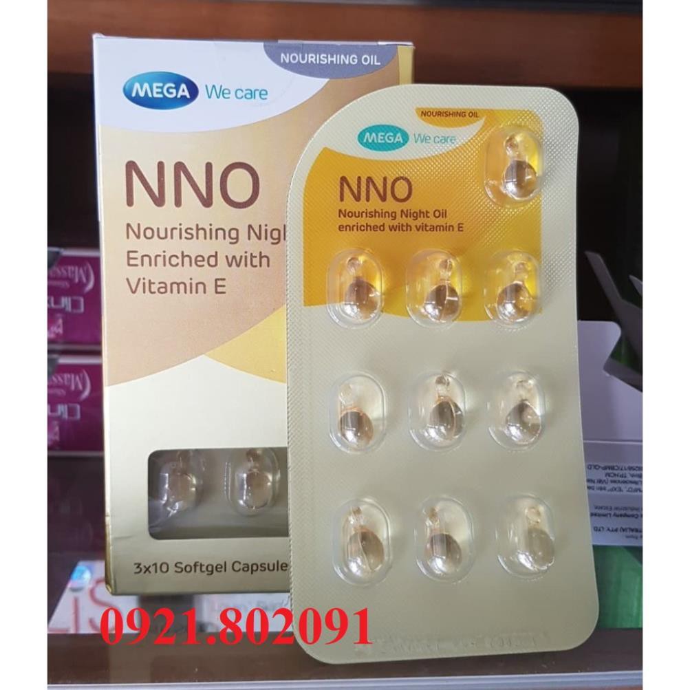 ( dạng vỉ) NNO viên dưỡng ẩm cho da hộp 30 viên