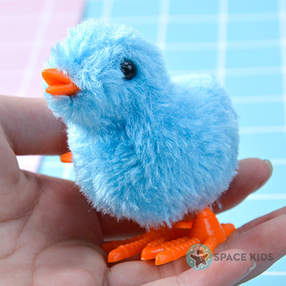Đồ chơi cho bé trai bé gái Gà vặn cót, Đồ chơi trẻ em vận động gà con vặn dây cót Space Kids