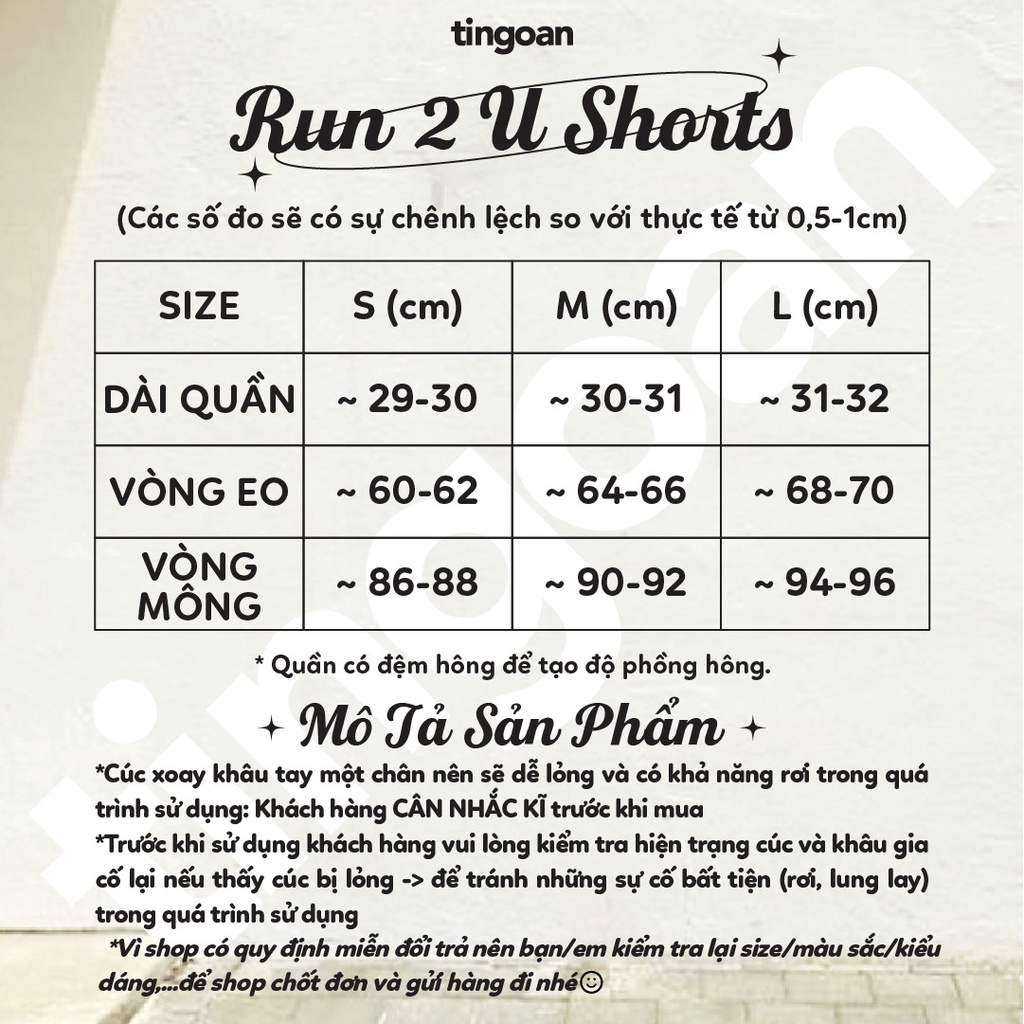 TINGOAN® - Quần short ngắn hack hông chiết ly eo đen RUN2U SHORTS/BL