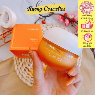 Trắng da siêu tốc kem Laneige Radian C chiết suất cam thơm mát trắng sáng( Kèm bill )