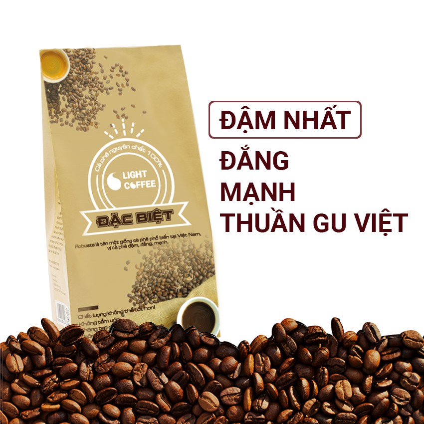 500Gr - Cà phê bột Robusta Đặc biệt nguyên chất 100% - Light Coffee