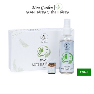 Xịt dưỡng tóc giảm rụng 7 Days Anti Hairlost MiniGarden 120ML