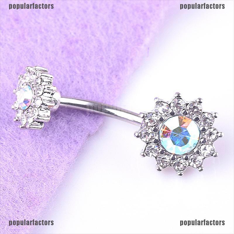 Khuyên Rốn Hình Bông Hoa Dễ Thương