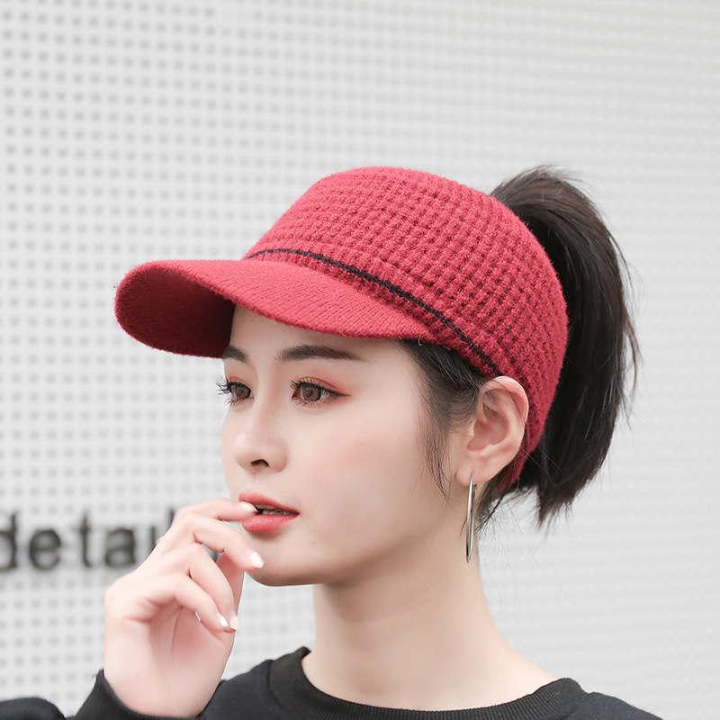 Fashion colorful open top cap for women