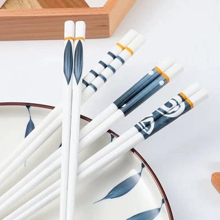 Đũa Sứ Chống Trượt Không Nóng Thân Thiện Với Môi Trường Phong Cách Nhật Bản