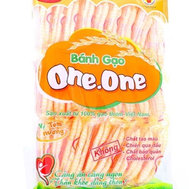 Thông tin Bánh gạo One One vị tôm nướng 150g