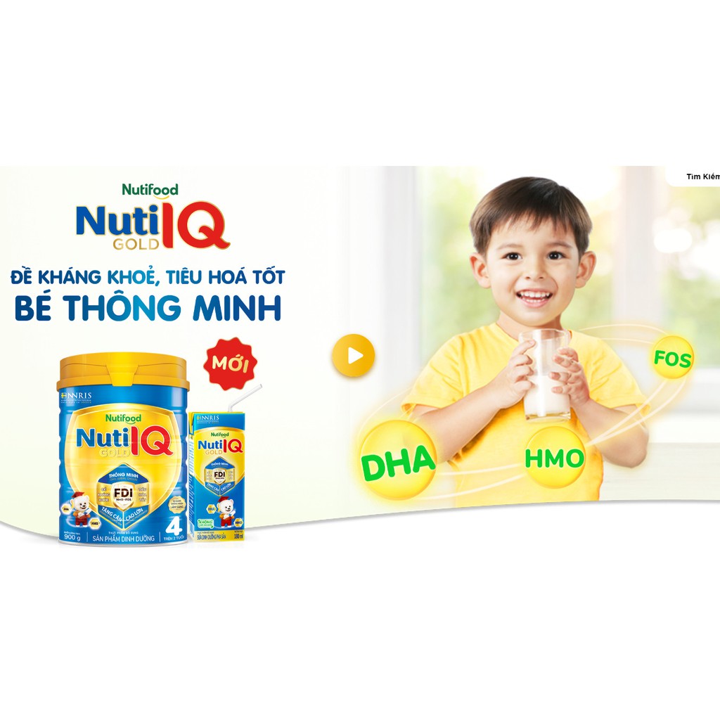 Sữa bột Nutifood IQ Gold 4 1.5kg Mới